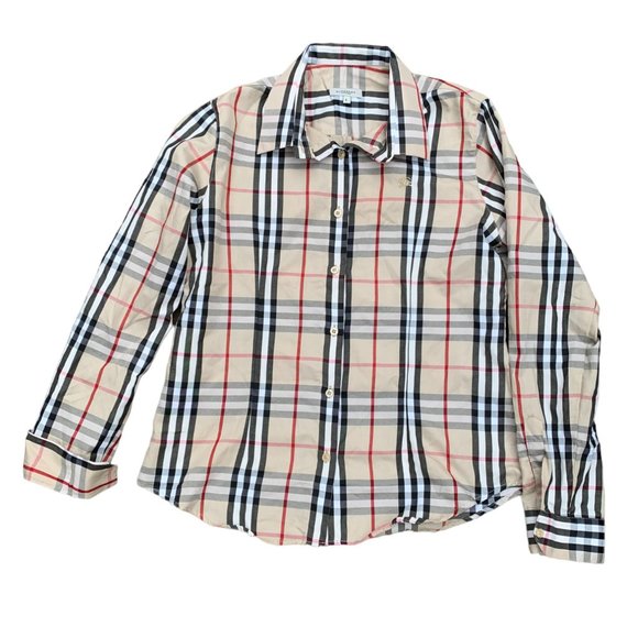Burberry Other - Vintage Burberry Novacheck Button Up Shirt Large